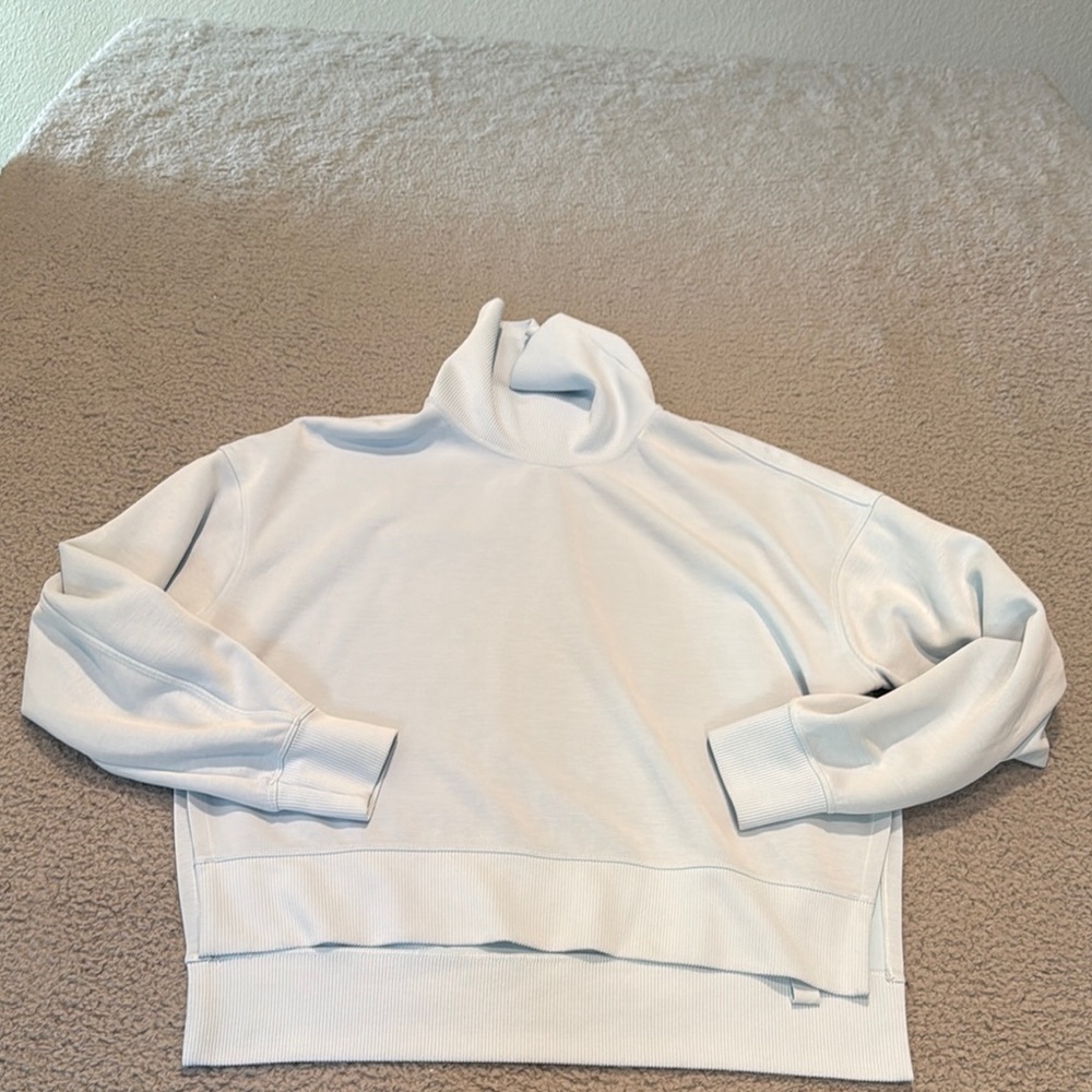Softstreme Turtleneck Pullover  Cozy light blue  Hoodie size 6
